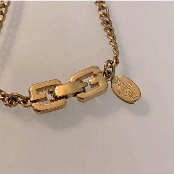 Givenchy Chic Gold-Tone Double Chain Necklace - Picture 3 of 5